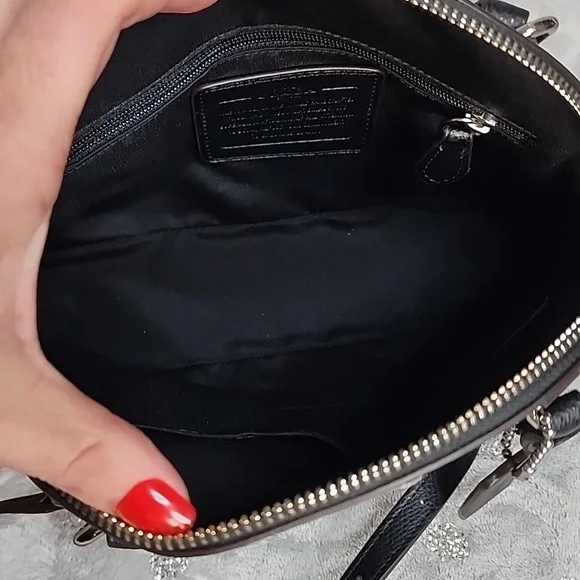 Coach NWOT Mini Cora Ocelot Leopard Satchel (msrp $279) - Picture 3 of 4